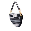 Dior Canvas Embroidered Tie Dye Saddle Bag Secondhand