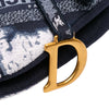 Dior Canvas Embroidered Tie Dye Saddle Bag Secondhand