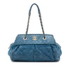 Chanel Quilted Iridescent Calfskin Chic Quilt Bowling Bag Secondhand