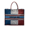 Dior Large Canvas French Flag Book Tote Secondhand