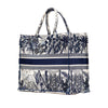 Dior Large Canvas Embroidered Palm Tree Toile De Jouy Book Tote Secondhand