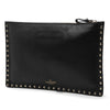 Valentino Leather Rockstud Clutch Secondhand