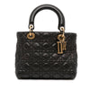 Dior Medium Grained Calfskin Cannage Supple Lady Dior Secondhand