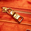 Prada Saffiano Trimmed Tessuto Zip Top Crossbody Secondhand
