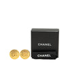 Secondhand Chanel Gold Plated CC Round Clip on Earrings