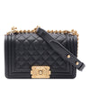 Chanel Small Quilted Caviar Boy Flap Secondhand