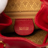 Gucci Calfskin Bamboo Drawstring Backpack Secondhand