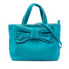 Prada Tessuto Canapa Logo Bow Satchel Secondhand