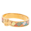 Hermès Narrow Bolduc au Carre Enamel Hinge Bracelet PM Secondhand