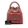 Chanel Medium Stitched Calfskin Urban Luxury Drawstring Backpack Secondhand