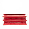 Saint Laurent Medium Croc Embossed Leather Monogram Sunset Crossbody Secondhand