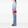 Saint Laurent Medium Croc Embossed Leather Monogram Sunset Crossbody Secondhand