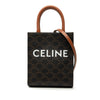Celine Mini Triomphe Coated Canvas Vertical Cabas Satchel Secondhand