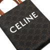 Celine Mini Triomphe Coated Canvas Vertical Cabas Satchel Secondhand