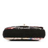 Chanel Medium Printed Nylon and Jersey Patchwork Single Flap Secondhand