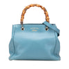 Gucci Small Calfskin Bamboo Shopper Satchel Secondhand