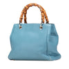 Gucci Small Calfskin Bamboo Shopper Satchel Secondhand