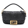 Fendi Mini Zucca Embossed Leather Baguette Satchel Secondhand
