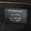 Burberry Small Derby Calfskin and House Check Canvas Canterbury Tote Secondhand