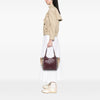 Burberry Small Derby Calfskin and House Check Canvas Canterbury Tote Secondhand
