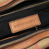 Burberry Small Leather Trimmed House Check Canvas Bridle Orchard Satchel Secondhand