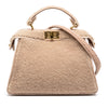 Fendi Small Shearling Peekaboo ISeeU Satchel Secondhand