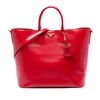 Prada Saffiano Vernice Convertible Tote Secondhand