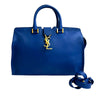 Saint Laurent Small Leather Monogram Downtown Cabas Satchel Secondhand