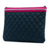 Chanel Medium Quilted Nylon Fluo Boy O Case Clutch Secondhand