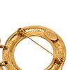 Chanel CC Gold Plated Five Charm Ring Brooch Secondhand