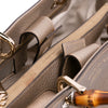 Gucci Medium Calfskin Bamboo Shopper Satchel Secondhand