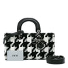 Dior Medium Canvas Macro Houndstooth Lady D Joy Secondhand
