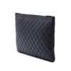 Chanel Large Quilted Caviar Boy O Case Clutch Secondhand