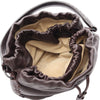 Bottega Veneta Intrecciato Trimmed Drawstring Handbag Secondhand