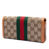 Gucci GG Canvas Web Horsebit Wallet on Chain Secondhand
