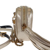 Saint Laurent Baby Metallic Matelasse Calfskin Monogram Lou Camera Bag Secondhand
