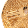 Dior Gold Plated Round Clip On Earrings Secondhand