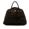 Prada Scamosciato Convertible Bowler Bag Secondhand