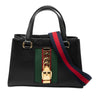 Secondhand Gucci Leather Sylvie Web Top Handle Satchel