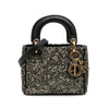 Dior Mini Satin Sequin Embroidered Lady Dior Secondhand