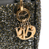 Dior Mini Satin Sequin Embroidered Lady Dior Secondhand