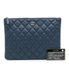 Chanel Medium Quilted Caviar O Case Clutch Secondhand