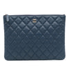 Chanel Medium Quilted Caviar O Case Clutch Secondhand