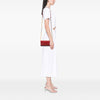 Miu Miu Bicolor Goatskin Madras Bow Wallet on Chain Secondhand