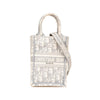 Dior Mini Oblique Canvas Vertical Book Tote Secondhand