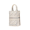 Dior Mini Oblique Canvas Vertical Book Tote Secondhand
