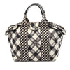 Chanel Small Canvas Printed CC Gingham Handbag Secondhand