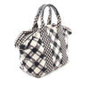 Chanel Small Canvas Printed CC Gingham Handbag Secondhand