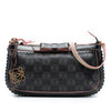 LOEWE Anagram PVC Coated Canvas Shoulder Bag Secondhand