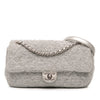 Chanel Medium Quilted Lurex Ground Control Pluto Glitter Flap Secondhand